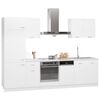 vidaXL Ensemble de 7 meubles de cuisine "Lyon" en bois d'ing&eacute;nierie blanc