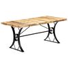 vidaXL Table &agrave; manger 180x90x76 cm Bois de manguier massif