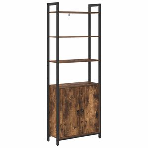 vidaXL Biblioth&egrave;que 6 niveaux 60 x 24 x 161 cm Bois d'ing&eacute;nierie