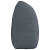 vidaXL Coussin de Dos Gris fonc&eacute; 200 x 24 x 50 cm Velours