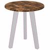 vidaXL Plateau de table Ch&ecirc;ne fum&eacute; 40 x 40 x 1,5 cm Bois d'ing&eacute;nierie