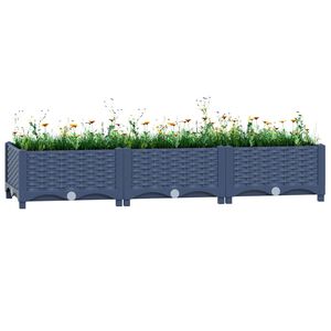 vidaXL Lit sur&eacute;lev&eacute; 120x40x23 cm Polypropyl&egrave;ne