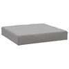 vidaXL Coussins de palette lot de 2 gris tissu oxford