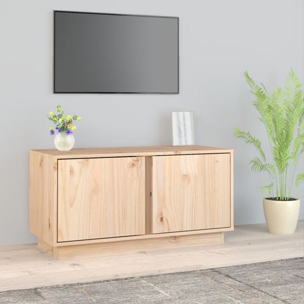 vidaXL Meuble TV 80x35x40,5 cm Bois de pin massif