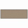 vidaXL Tapis d'entr&eacute;e Beige et Noir 60 x 180 cm 100% Polyamide