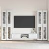 vidaXL Ensemble meuble TV avec tiroir Blanc Bois d'ing&eacute;nierie