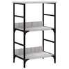 vidaXL Biblioth&egrave;que sonoma gris 50x33x82 cm bois d'ing&eacute;nierie