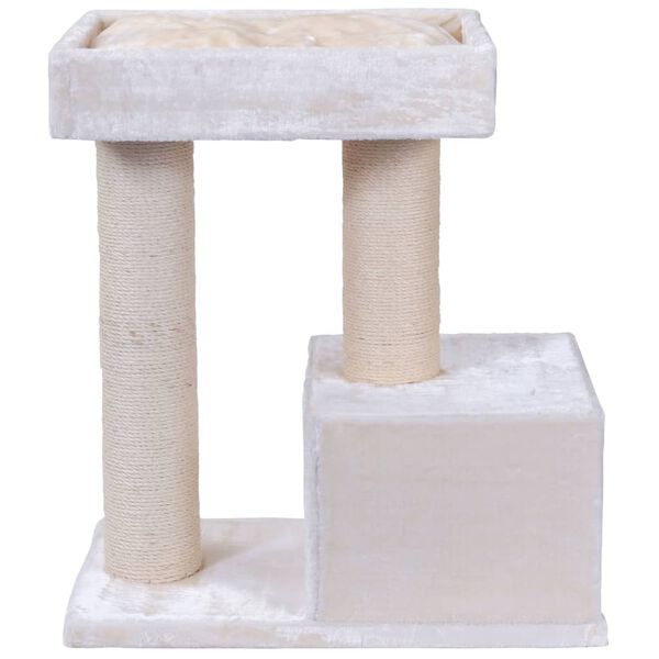 Quapas! Arbre &agrave; chat Bandit Cr&egrave;me 76x45x82 cm