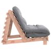 vidaXL Canap&eacute;-lit futon avec matelas 90x206x11 cm bois massif douglas
