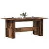vidaXL Table à manger vieux bois 180x90x76 cm bois d'ingénierie