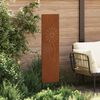 vidaXL Écran de confidentialité de jardin Fretwork Rouillé 32 x 140 cm
