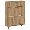 vidaXL Cabinet &agrave; chaussures HAARLEM 78 x 24 x 103 cm Bois d'ing&eacute;nierie