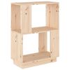 vidaXL Biblioth&egrave;que/S&eacute;parateur de pi&egrave;ce 51x25x70 cm Bois de pin solide