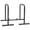 vidaXL Barre de Dips Noir 116 x 66 x 74,5 cm Acier enduit de poudre