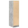 vidaXL Armoire d'apothicaire gris b&eacute;ton 30x41x118 cm bois d'ing&eacute;nierie