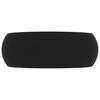vidaXL Lavabo rond de luxe Noir mat 40x15 cm C&eacute;ramique