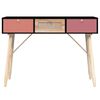 vidaXL Table console avec tiroirs 105x30x75 cm bois d'ing&eacute;nierie