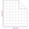 vidaXL Duvet d'&eacute;t&eacute; simple Blanc 240 x 260 cm Plume