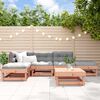 vidaXL Salon de jardin 6 pcs bois massif douglas