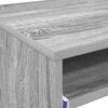 vidaXL Bureau Gris Sonoma 77,5 x 43 x 79 cm Bois d'ingénierie