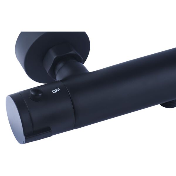 CORNAT Mitigeur thermostatique de douche ALAN / NOIR noir