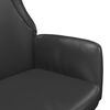 vidaXL Chaise de relaxation Noir Similicuir