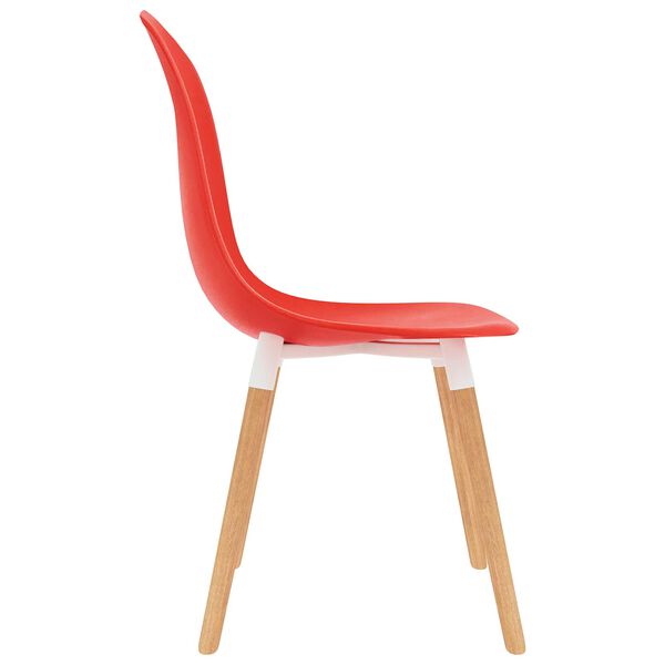 vidaXL Chaises de salle &agrave; manger 6 pcs Rouge 47 x 50,5 x 83 cm