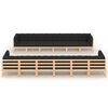 vidaXL Salon de jardin 12 pcs avec coussins anthracite Pin massif