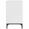 vidaXL Tables de chevet 2 pcs Blanc brillant 49 x 36 x 61 cm
