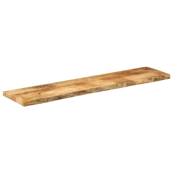 vidaXL Dessus de table 140x20x2,5cm bord vif bois massif manguier brut