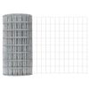 vidaXL Cl&ocirc;ture Euro 0,4 x 25 m Fer rev&ecirc;tu de PVC