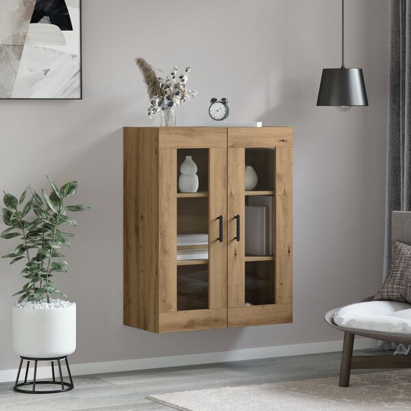 vidaXL Buffet Ch&ecirc;ne artisanal 69,5 x 34 x 90 cm Bois d'ing&eacute;nierie