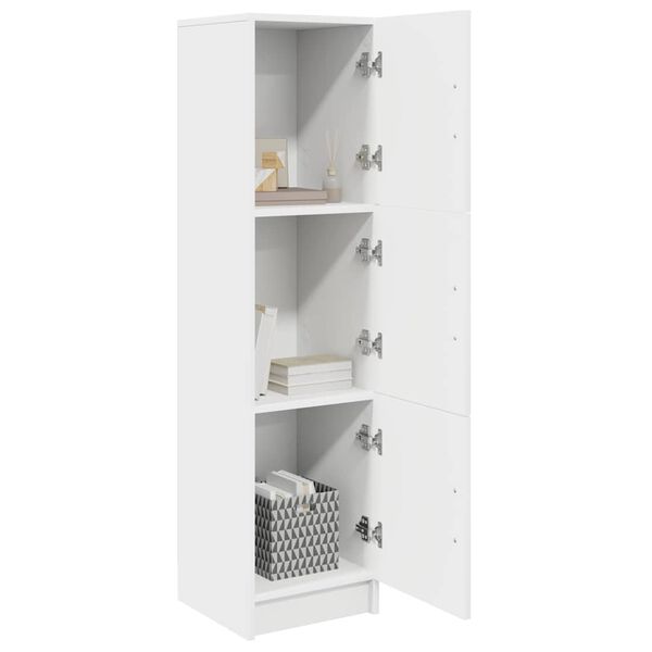 vidaXL Haut Armoire Blanc 31.5 x 32 x 122.5 cm