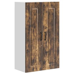 vidaXL Panneau de lave-vaisselle Kalmar Ch&ecirc;ne fum&eacute; 60 x 31 x 100 cm