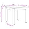 vidaXL Table basse Ch&ecirc;ne artisan 40 x 40 x 36 cm Bois d'ing&eacute;nierie