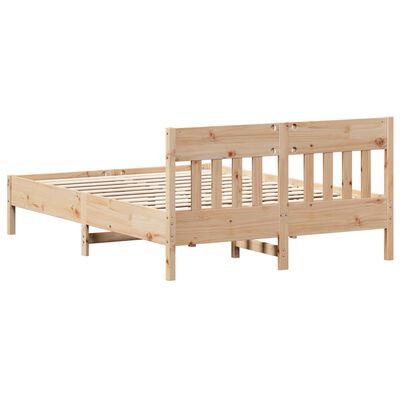 vidaXL Cadre de lit sans matelas 150x200 cm bois de pin massif