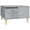 vidaXL Table basse gris b&eacute;ton 55x55x36,5 cm bois d'ing&eacute;nierie