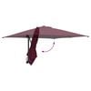 vidaXL Parasol de jardin Bordeaux 248,5 x 247,5 x 160 cm