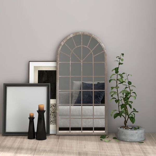 vidaXL Miroir Sable 90x45 cm Fer pour utilisation &agrave; l'int&eacute;rieur