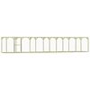 vidaXL Poulailler 1,5x9x1,5 m Pin&egrave;de impr&eacute;gn&eacute;e