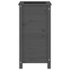 vidaXL Jardini&egrave;re gris 40x40x78 cm bois massif de pin