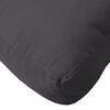 vidaXL Coussin de palette noir 60x61,5x10 cm tissu