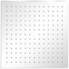 vidaXL Tête de douche plongeante carrée en acier inoxydable 30x30 cm
