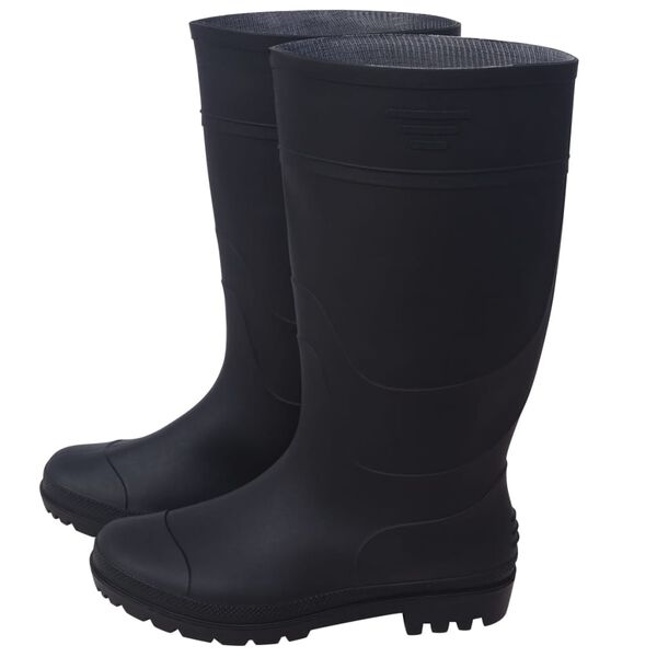 vidaXL Bottes de pluie Pointure 40 Noir