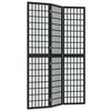 vidaXL Cloison de s&eacute;paration pliable 3 panneaux 120x170 cm Noir