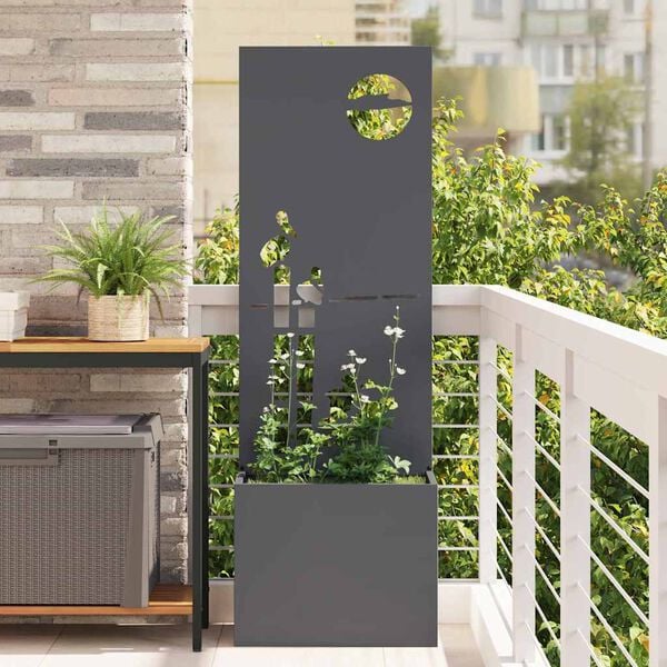 vidaXL &Eacute;cran de confidentialit&eacute; de jardin Anthracite 50 x 140 cm