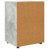 vidaXL Armoire de rangement Gris b&eacute;ton 60 x 48 x 81 cm