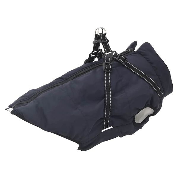 vidaXL Manteau pour chiens avec harnais imperm&eacute;able r&eacute;fl&eacute;chissant L44