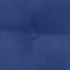 vidaXL Coussin de Dos Bleu police 80 x 24 x 50 cm Velours