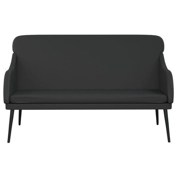 vidaXL Banc Noir 110x76x80 cm Similicuir